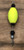 FOUR HORSEMAN Four Horsemen Oval Poppers, bright yellow oval-shaped fishing sinker with black and metallic beads and metal clip for fishing tackle.