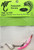 NINJA TACKLE Ninja Tackle Bug-A-Boo, fishing lure with hooks and a pink soft body in packaging.