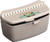 FLAMBEAU Flambeau Bait Box 6610, portable bait container with a secure latch and a label with the brand logo on the top