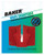BAKER Baker KS Knife Sharpener, red handheld sharpening tool for maintaining a sharp edge on any knife.