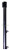 ANGLER'S FISH-N-MATE Surf-Mate 501 Add-On Rod Tube, black and silver fishing rod accessory with mount for surf fishing