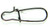EAGLE CLAW Eagle Claw Dual Lock Snap, metal fishing lure snap with a secure latch mechanism for reliable fishing line attachment.