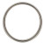 EAGLE CLAW Eagle Claw Split Rings, close-up of a silver metal fishing split ring with a circular shape and smooth surface.