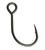 OWNER Owner Single Replacement Hook, black metal fishing hook with a curved shape and pointed tip