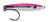 BEACH BUM LURES Beach Bum Gunslinger 1 oz., close-up of pink and silver fishing lure with a treble hook.