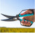 TOADFISH Toadfish Utility Shears, handheld pruning shears with black and blue handles and serrated blades.