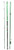 NINJA TACKLE Ninja Tackle 13'3" Dagger Bomber Surf Rod, green and black fishing rod with reel and handle for surf fishing.