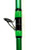 NINJA TACKLE Ninja Tackle 13'3" Dagger Bomber Surf Rod, close-up of the green and black fishing rod showing the guide ring and sectioning.