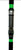 NINJA TACKLE Ninja Tackle 13'3" Dagger Bomber Surf Rod, close-up of the black rod handle and reel seat with bright green accents and metallic fittings