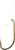 Eagle Claw 032H-2 Plain Shank Snelled Hook