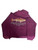 F&F Fish Inside Zip Hoodie, purple hoodie with fish graphic and text design on the back.