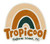 BLUE 84 F&F Blue 84 Stickers, colorful stickers with tropical theme