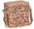 ORCA Orca Wanderer 24, a camouflage insulated cooler bag with a beige and tan pattern, featuring a carry strap and multiple zippered compartments for outdoor use