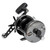 AKIOS Akios 656 CTM GRX Gunmetal fishing reel, close-up of the reel showing its detailed design and metal construction.