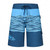 TORMENTER Tormenter Board Short Kalakaua, blue board shorts with a fish or aquatic pattern design.