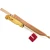RAPALA Rapala BPFNF6SH1 6" Fillet Knife, 6-inch fillet knife with a yellow handle, tan patterned sheath, and red knife sharpener shown on a white background.