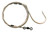 CALCUTTA Calcutta CSHK9/0 Shark Rig 9/0 Hook with 270# Cable, fishing hook and cable for shark fishing.