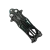 TOADFISH Toadfish Stowaway Fish Grip, compact black multi-tool with fish gripping and multifunctional features.