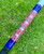 NICK'S CUSTOM RODS 2025 Nick's Custom Rods - CTS 1305, close-up of a fishing rod with a detailed red, white, and blue geometric design on the handle.