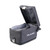 PLANO MOLDING COMPANY Plano Weekend Tackle Bag, a black and gray fishing tackle bag with multiple compartments and a zippered mesh pocket for organized storage.