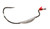 Z-MAN FISHING PRODUCTS INC. Z-man ZWG Weighted Swimbait Hook, fishing hook with weight and red fishing lure attachment.