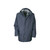 Guy Cotten Isoder Jacket - Glentex, navy blue waterproof jacket with a hood, front zipper, and snap buttons, designed for outdoor protection against rain.