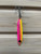 ES Lures ES Lures 200OG - 3" - 2oz, colorful fishing lure with a pink and yellow design and treble hooks for fishing.
