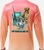F&F Beach Dog Wicking, humorous T-shirt featuring a dog illustration with fishing and beach scene, Hatteras Island, NC