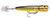 STORM Storm Rattlin' Saltwater Chug Bug, a detailed fishing lure with a yellow and black fish pattern, treble hooks, and a feathered tail.