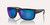 NATIVE Native Ashdown Polarized Sunglasses, black frame with blue mirrored lenses.