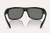 NATIVE Native Ashdown Polarized Sunglasses, black frames with dark tinted lenses.