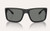 NATIVE Native Badlands Polarized Sunglasses, black frame sunglasses with dark tinted lenses for UV protection