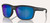 NATIVE Native Gorge Polarized Sunglasses, black frame with blue mirrored lenses.