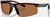 NATIVE Native Ridge Runner Polarized Sunglasses, black sporty frame with brown polarized lenses.