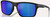 NATIVE Native Tavern Polarized Sunglasses, black-framed sunglasses with blue mirrored lenses.