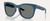 Native Tiaga Polarized Sunglasses, blue frame with mirrored lenses.