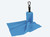 Costa Hermit Cloth, blue cloth with a black clip and strap for easy carrying and convenient use.