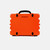 TURTLEBOX Audio Gen3 Speaker, orange rugged portable speaker with black handle and protective casing