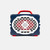 TURTLEBOX Audio Gen3 Speaker, portable rugged Bluetooth speaker with a navy blue and white design, red accents, and a handle for outdoor use.