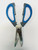 TSUNAMI Tsunami Scissors, ergonomic scissors with blue and black handles and stainless steel blades for precision cutting.