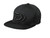 DAIWA Daiwa D-Vec Pinch Bill Hat, black structured baseball cap with a curved brim and embroidered logo on front.