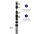 The Surf Fishing Guy Telescoping Flag Poles, a 20-foot adjustable fishing flag pole with six telescoping sections and spinning flag clips.
