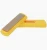 Smith's Consumer Product Inc. Smith's 50363 4" Diamond Sharpening Stone, a yellow handheld sharpening tool with a diamond abrasive surface for sharpening knives and blades.