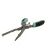 LEE FISHER INTERNATIONAL CO. Lee Fisher 6.5" Stainless Steel Split Ring Plier, a high-quality fishing tool with ergonomic black and teal handles and stainless steel construction for durable split ring opening.