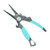 TOADFISH Toadfish Inshore 8" Stainless Pliers - Elite Series, stainless steel fishing pliers with light blue handles and a built-in line cutter.
