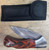 F&F Laser Engraved Tracker Knife, folding pocket knife with wood handle and stainless steel blade.