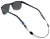 CABLZ INC. Adjustable Cablz Zipz - Universal Ends, sunglasses with adjustable flexible cords and US flag-themed tips.