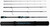 TOADFISH Toadfish Elite Stowaway Travel Rod, a compact and foldable fishing rod with a sleek black and blue handle design, ideal for travel and freshwater fishing.