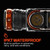 Nebo Transcend 3000 Headlamp, waterproof headlamp with water droplets on surface and focus beam light.