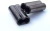 TSUNAMI Tsunami Double Barrel Sleeves, black metal cylindrical sleeves with a dual-clover shape hole in the center for firearm upgrades.